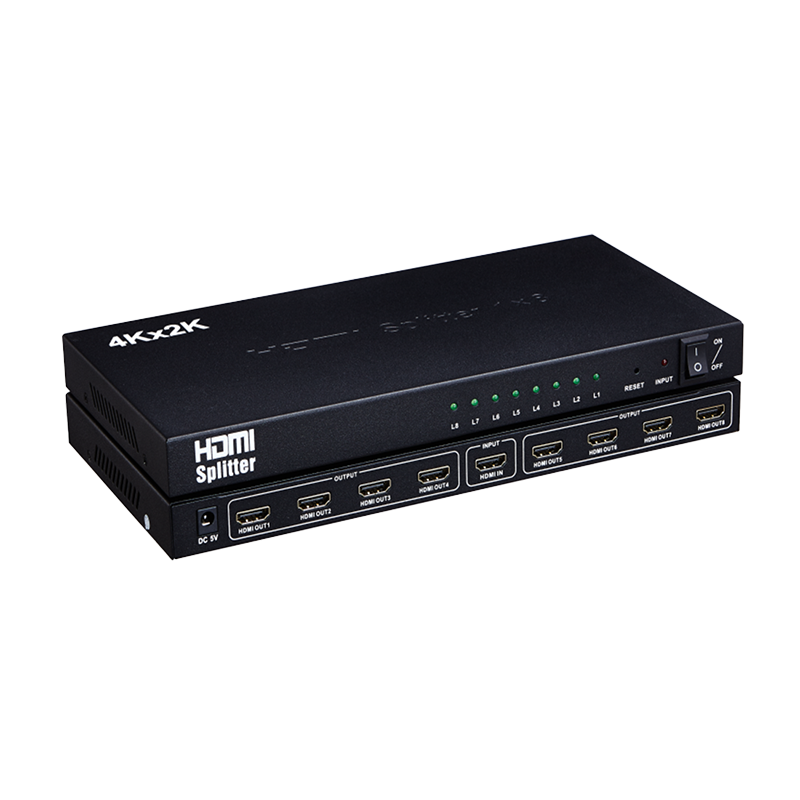S-7680 HDMI 1分8分配器