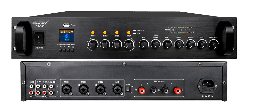 SK-303 双通道400W 移频功放