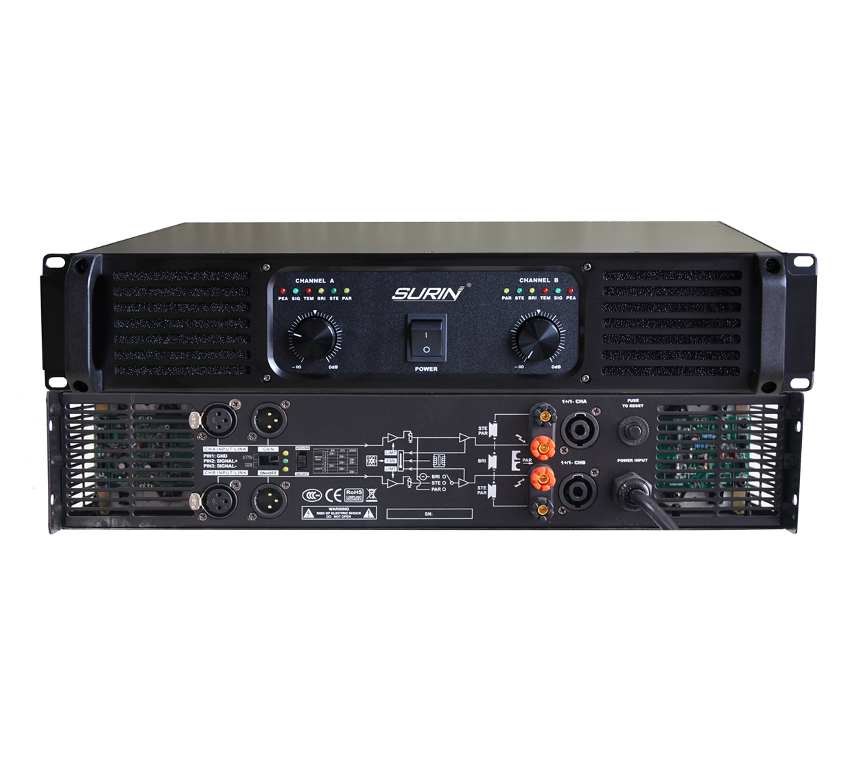 SM-400 模拟两通道专业功放