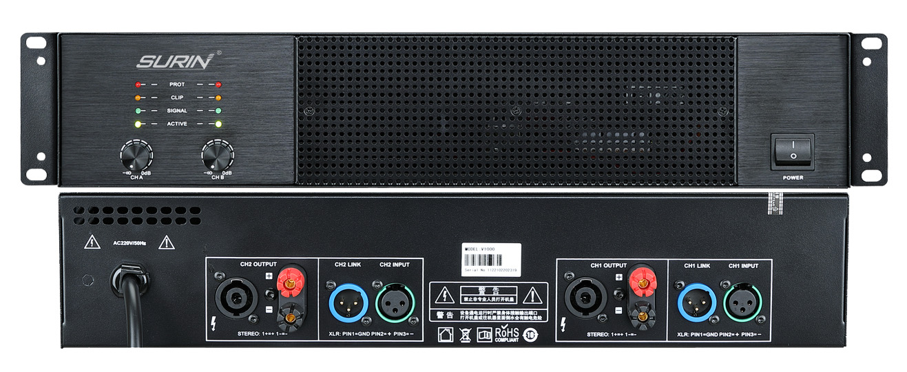 SY-800 双通道800W 数字功放