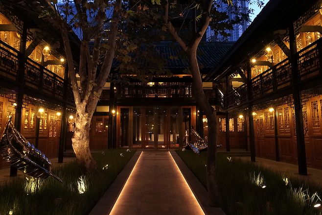 古建筑夜景照明设计,照明设计,夜景照明