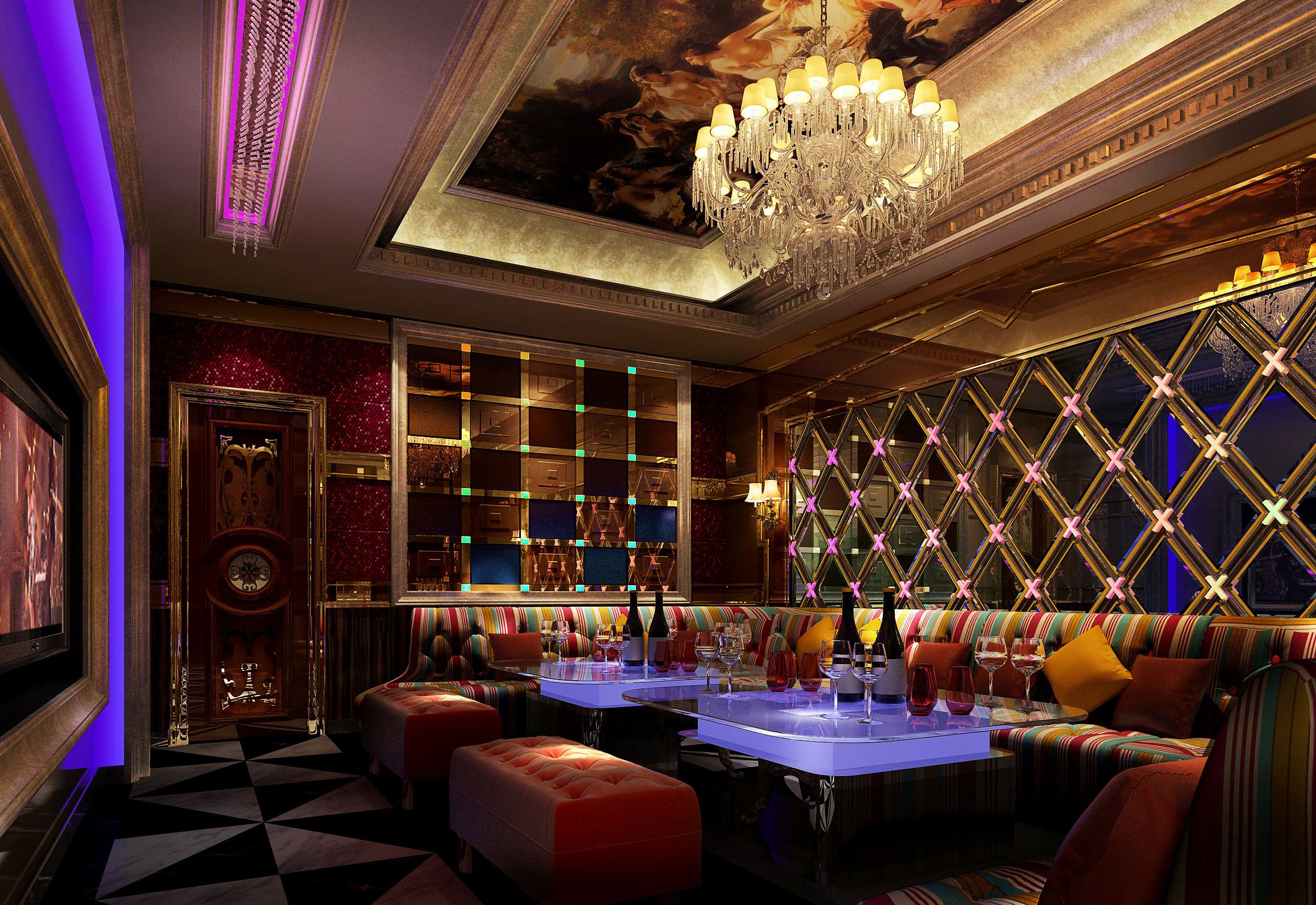 KTV照明设计,全彩照明 KTV照明设计,全彩照明