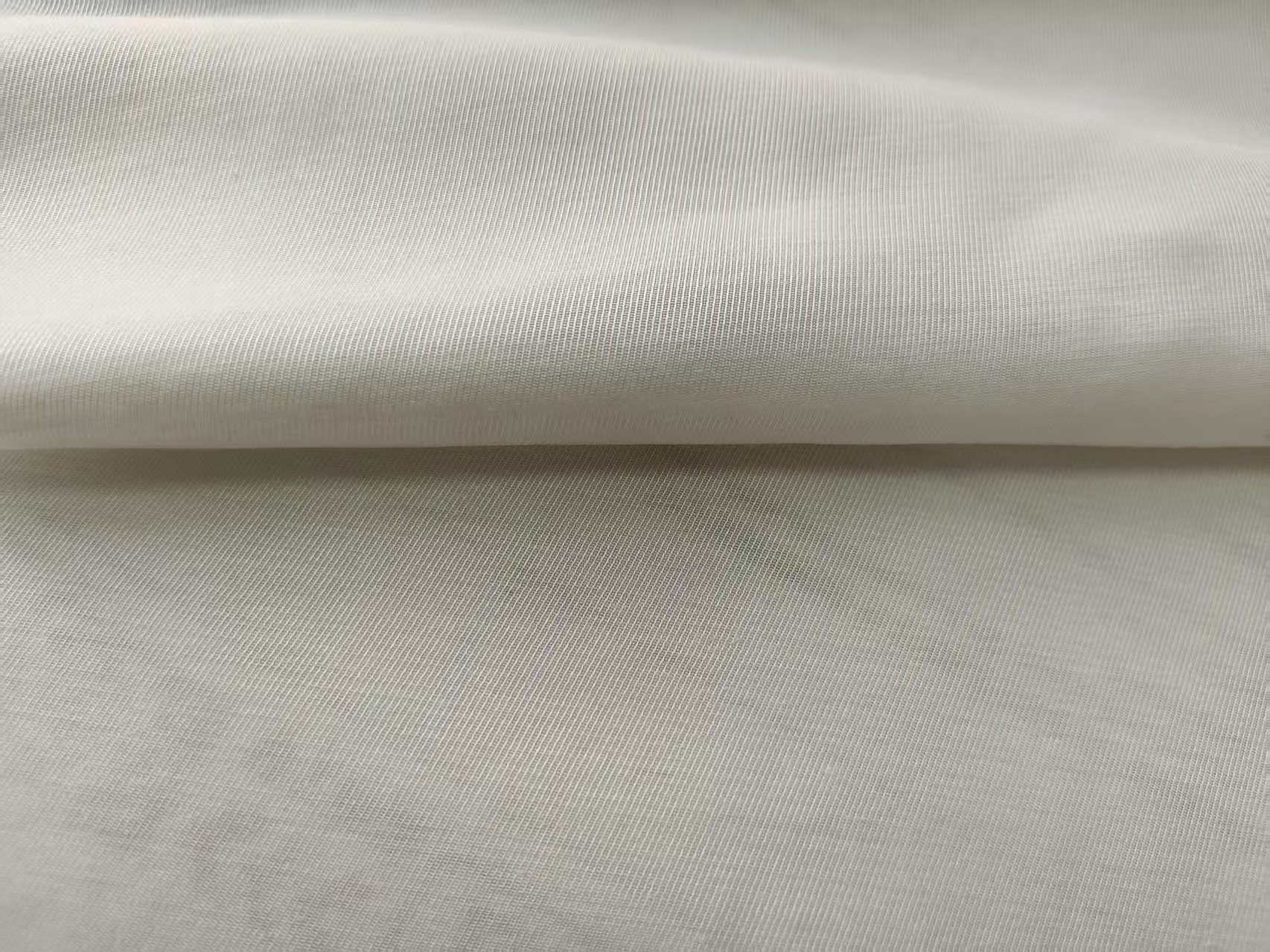 品名：丝麻天丝毛双层斜纹