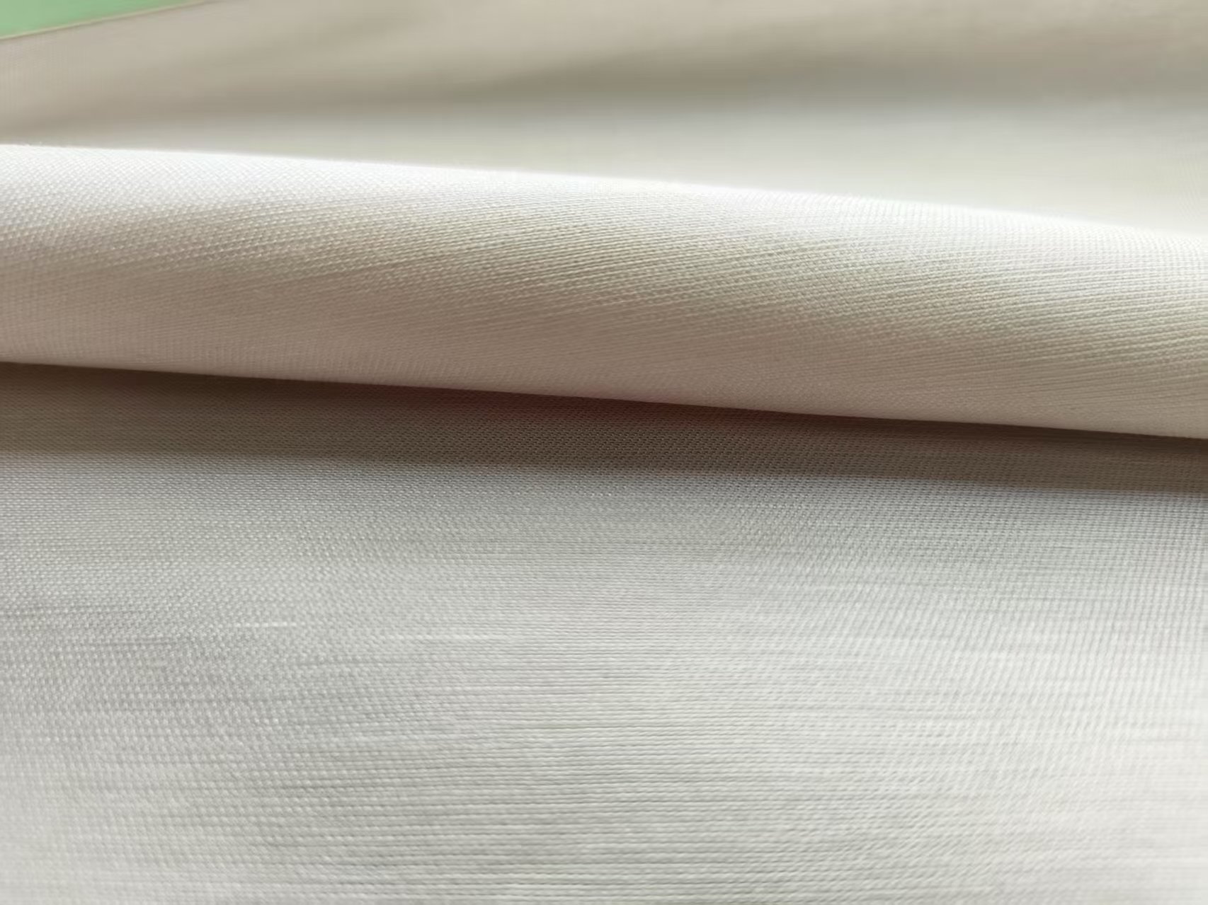 S25-19絲麻棉雙層網狀斜紋布