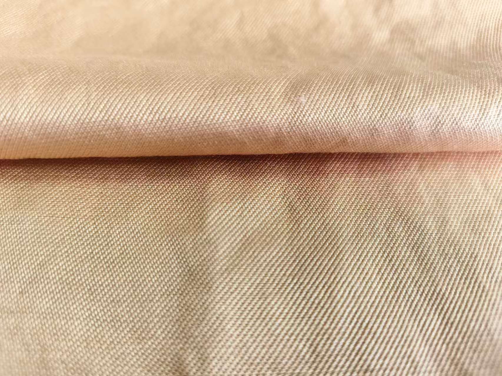 S25-23絲亞麻棉斜紋布