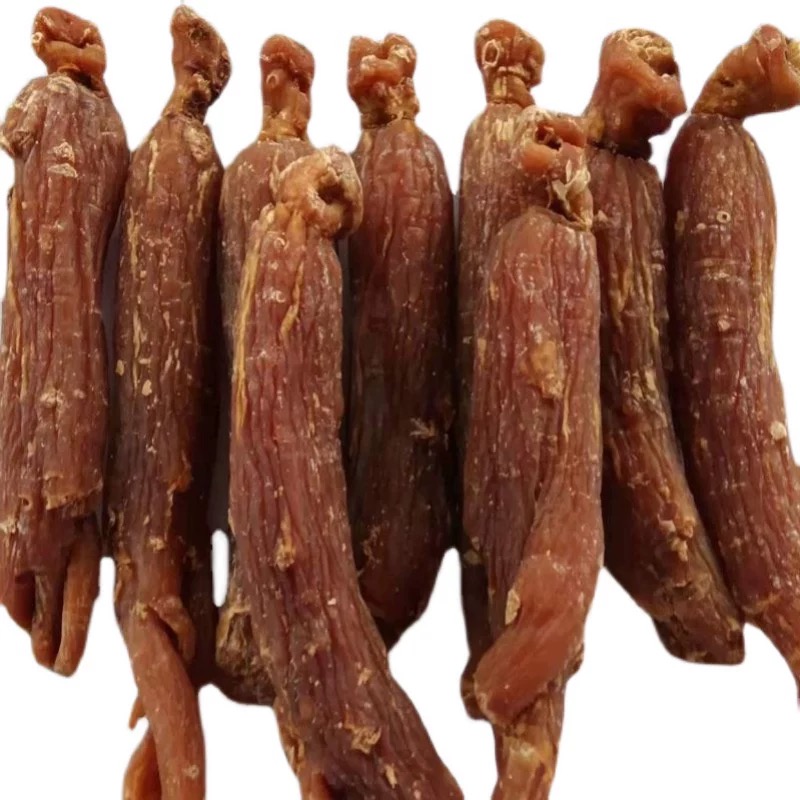 长白山整支红参500克东北特产 无须大红人参条