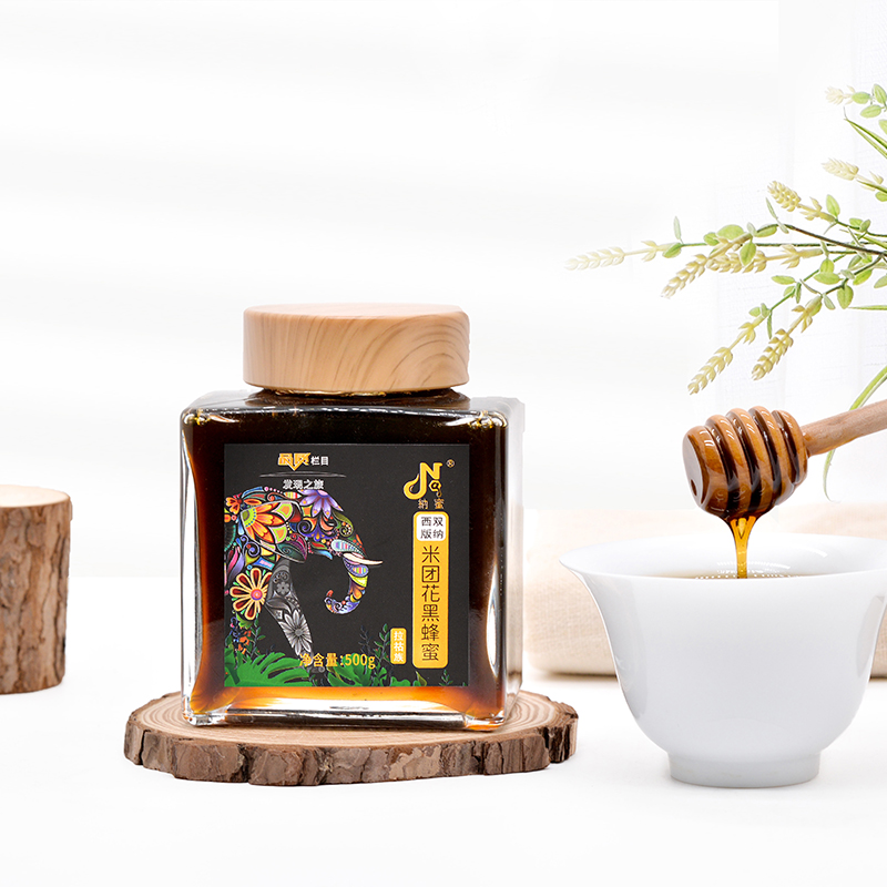 云南米团花黑蜂蜜500g