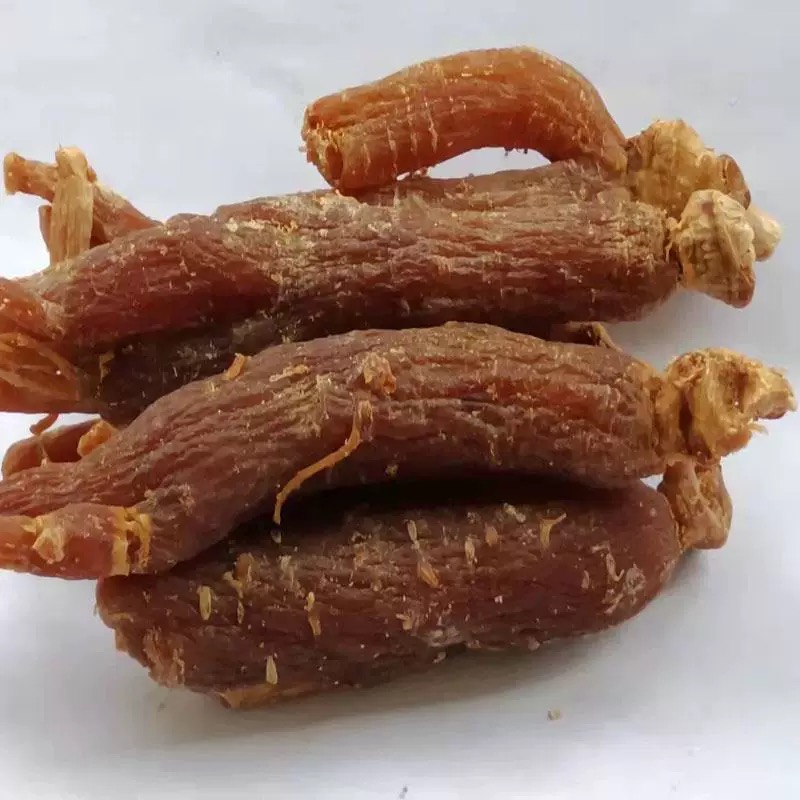 长白山整支红参500克东北特产 无须大红人参条