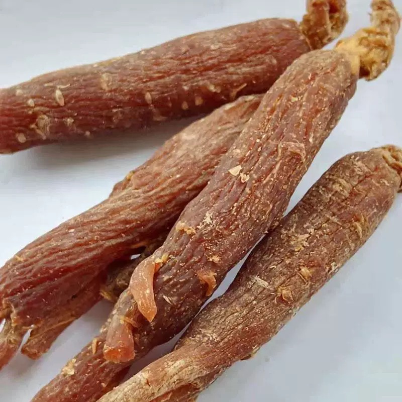 长白山整支红参500克东北特产 无须大红人参条