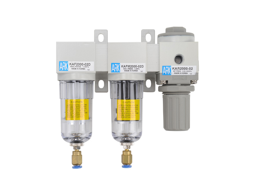 空气过滤器+油雾分离器+调压阀 KAC2030~4030