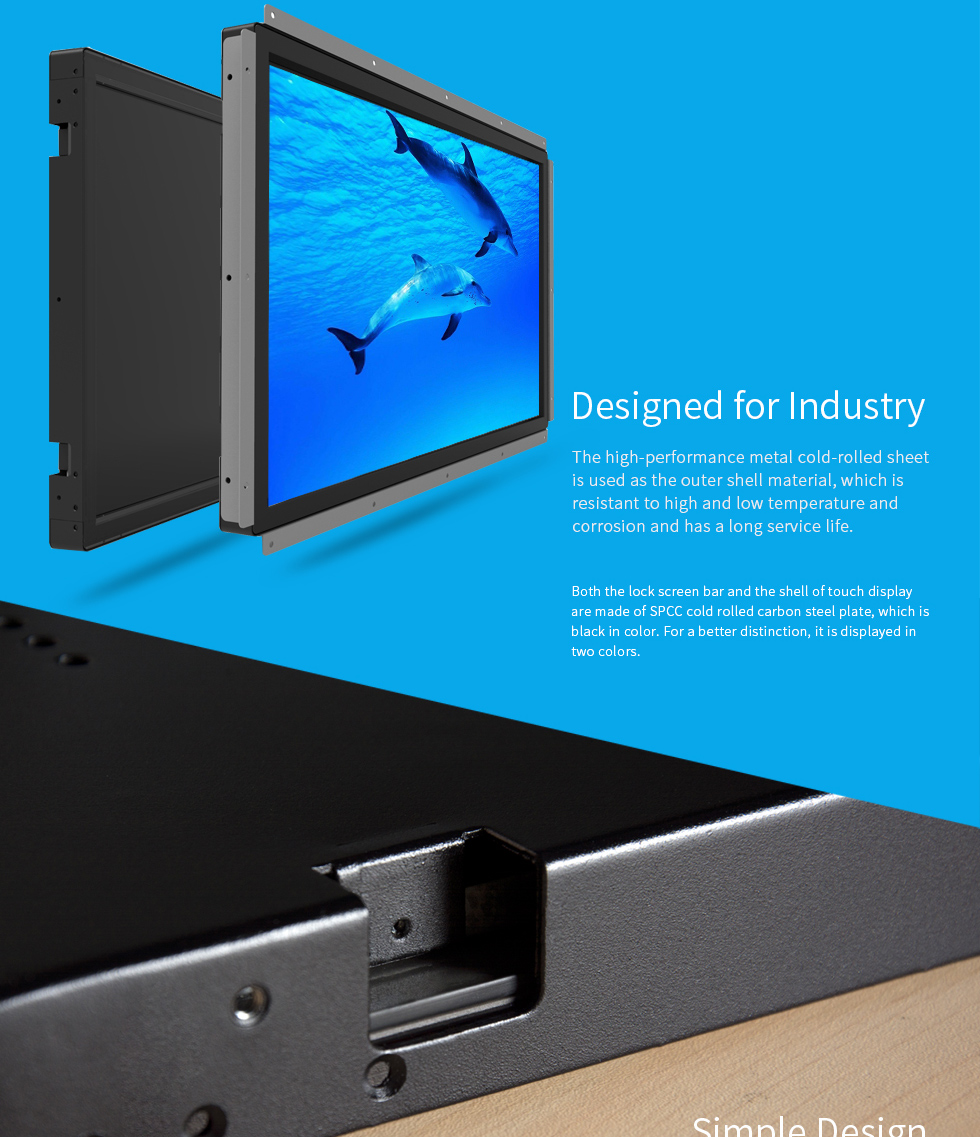 touch screen monitor/kiosk shell