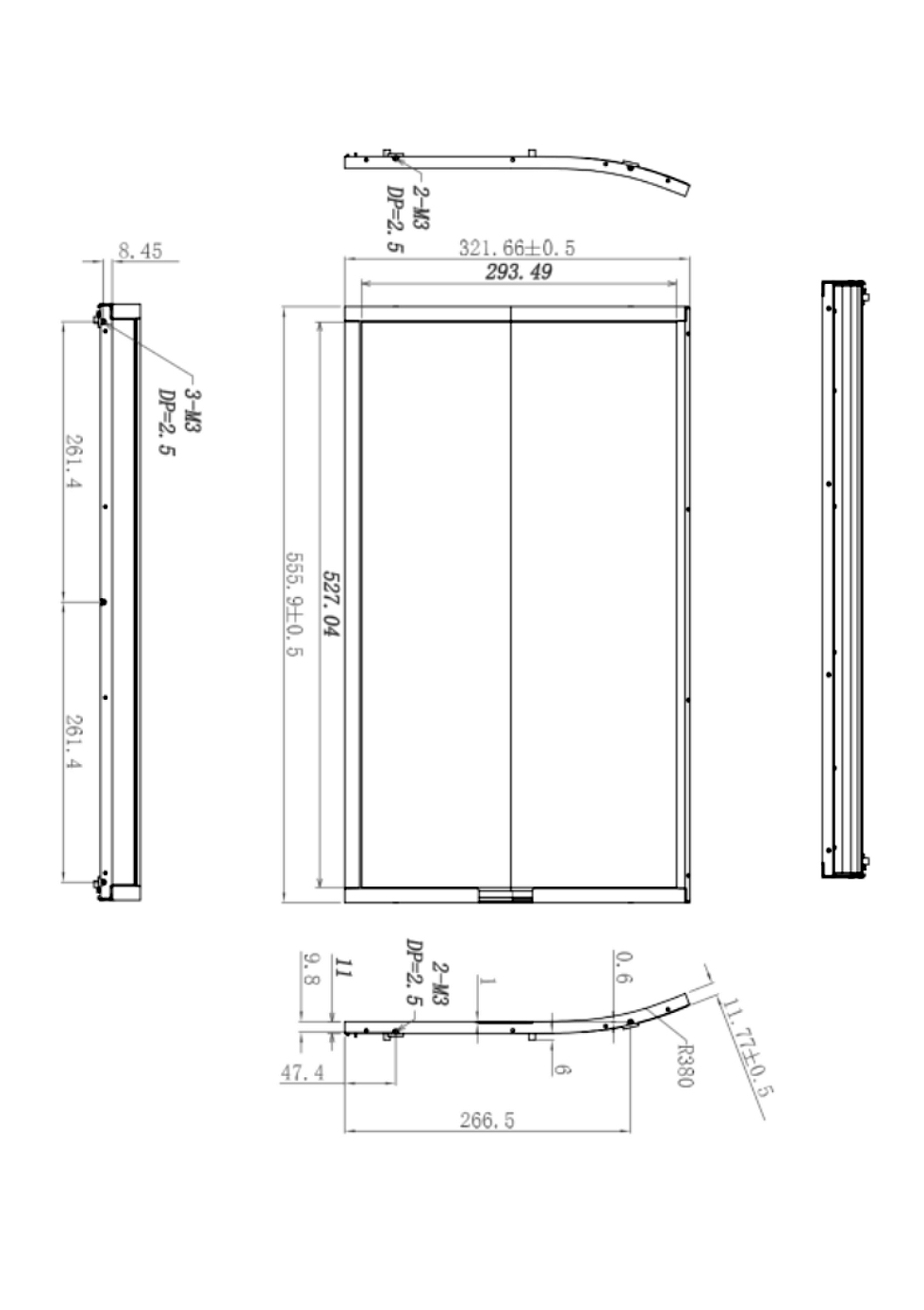 aristocrat-neptune-curved-lcd-tlp2382-v1-structure-diagram