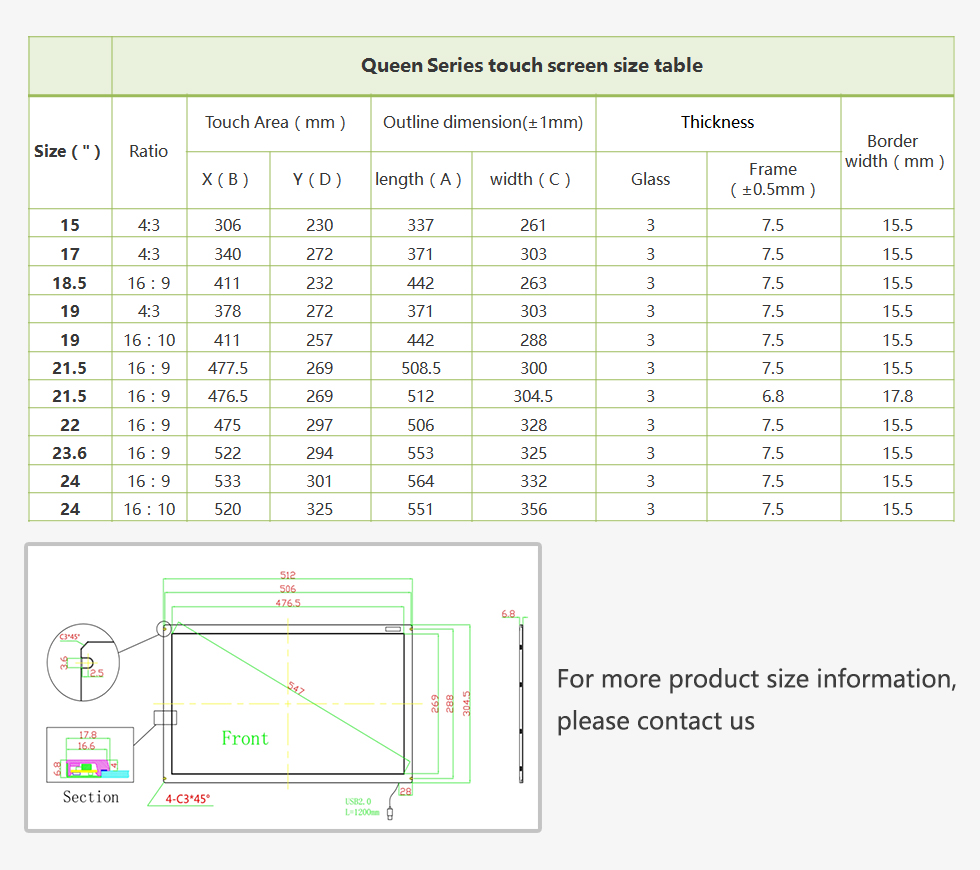 infrared touch screen/ir touch frame/ir touch overlay