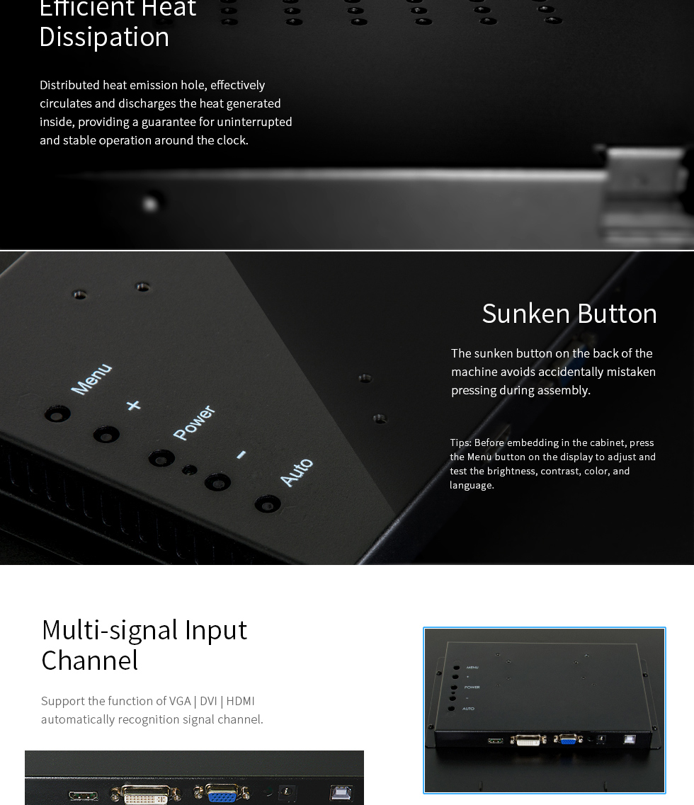touch screen monitor/kiosk shell