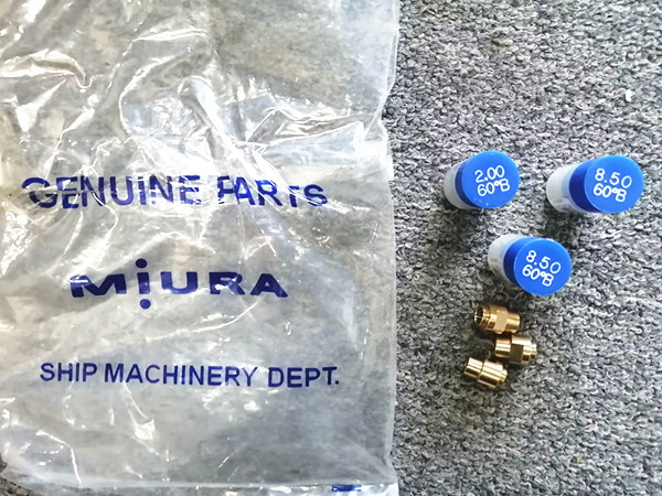 MIURA NOZZLE TIP WITH CUT-OFF VALVE 0000-AA7-0323-0 0509-600-0200-0