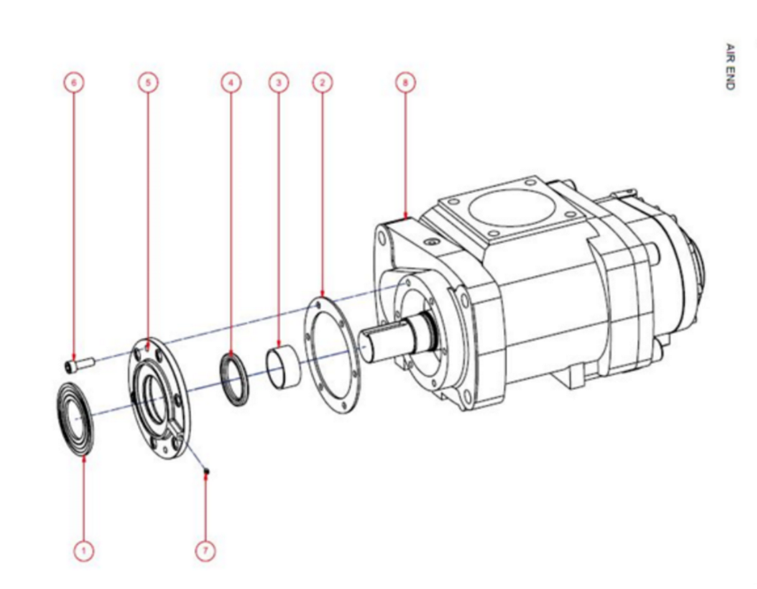 TMC NT8315 Air end