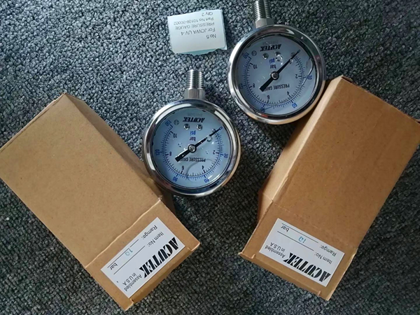 JOWA UV-4 PRESSURE GAUGE 0-10 BAR 10109-00002 JOWA UV-STERILIZER