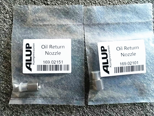 169.02101 169.02151 oil return nozzle for SC 22-8 MA60