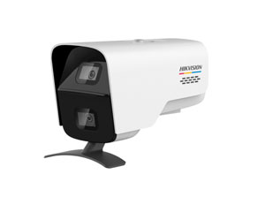 海康威视400万高空抛物双目臻全彩摄像机 DS-2CD3B447WD-PW(4mm/6mm)(国内标配)(白)