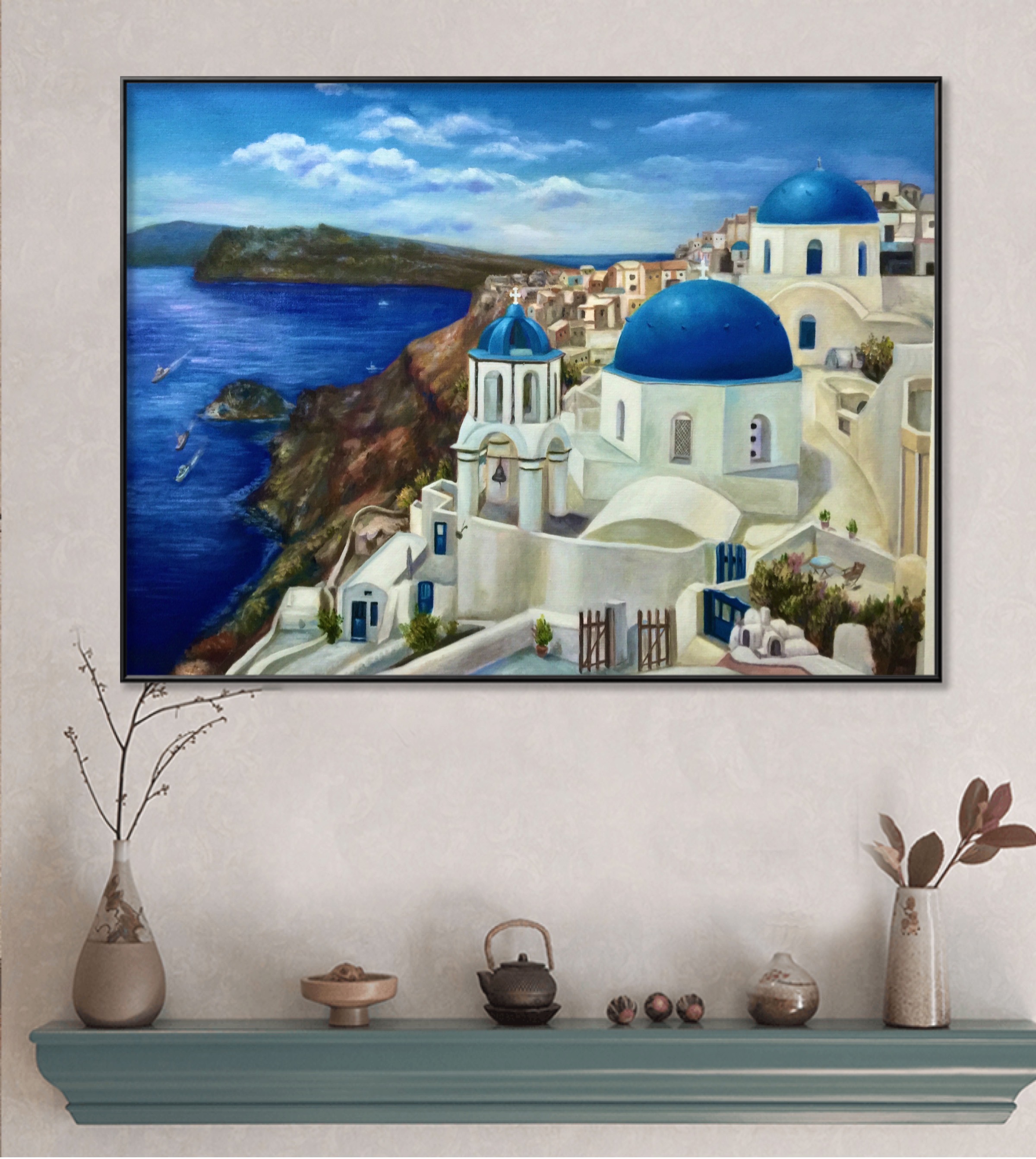 美丽的圣托里尼