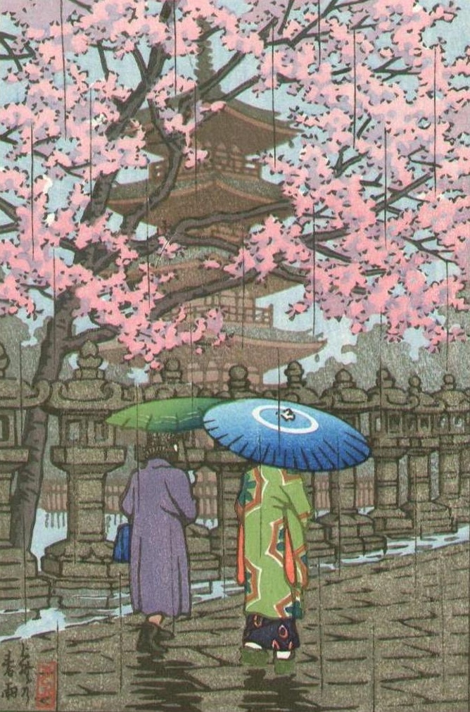 上野公园的春雨