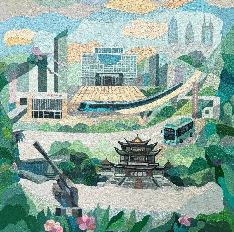 《布吉之春》入选“壮丽河山.我画祖国”作品特别展