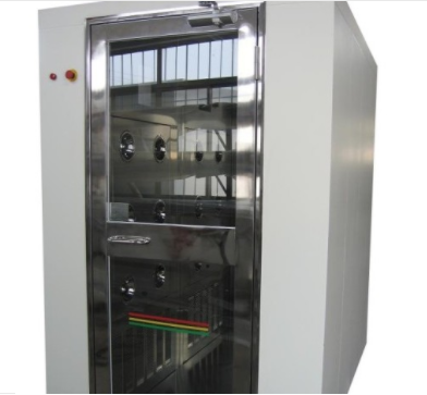 全钢板烤漆风淋室（单人双吹）