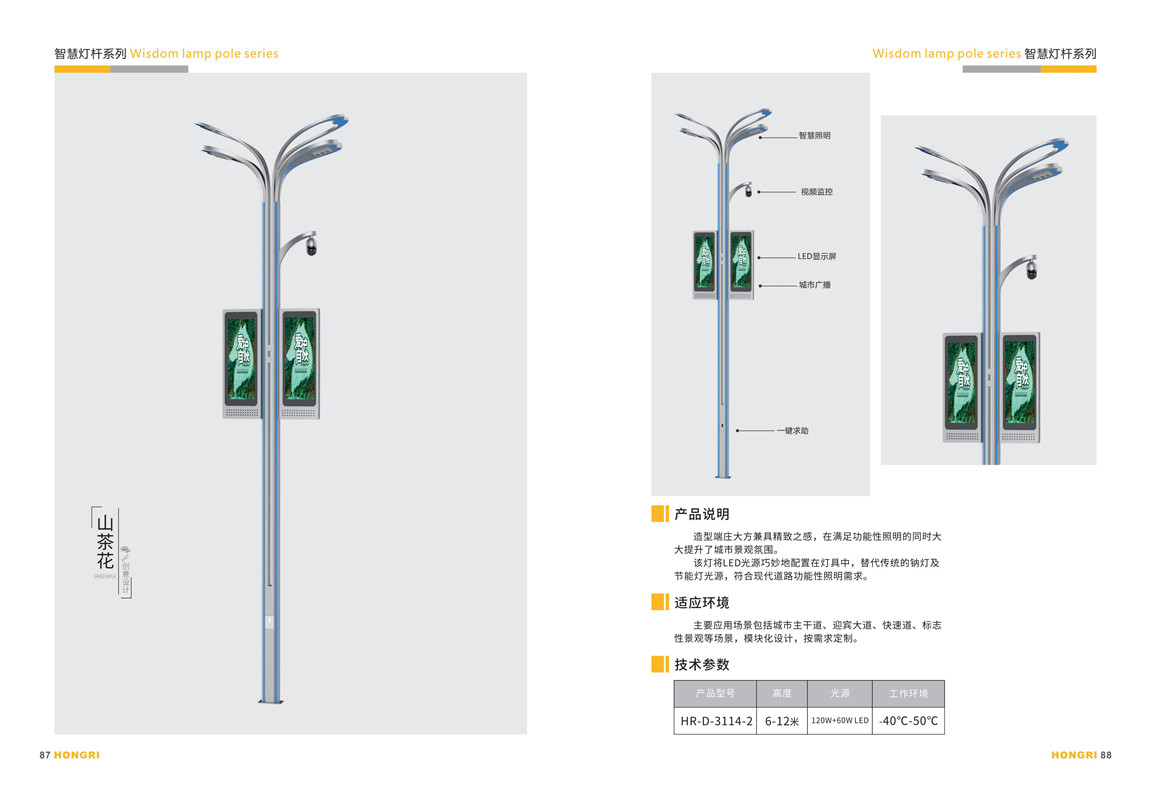 智慧灯杆-山茶花