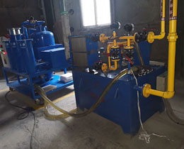 山水集团有限公司设备的使用现场