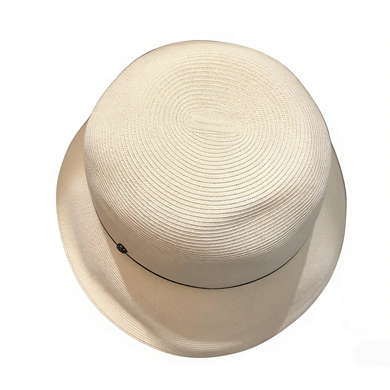 夏季遮阳防晒编织草帽前长后短