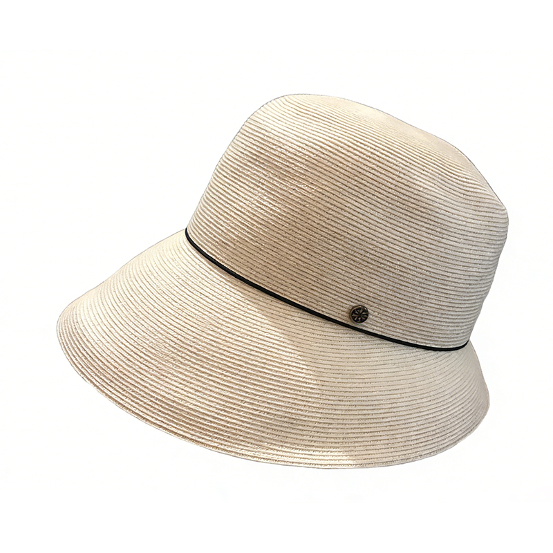 夏季遮阳防晒编织草帽前长后短