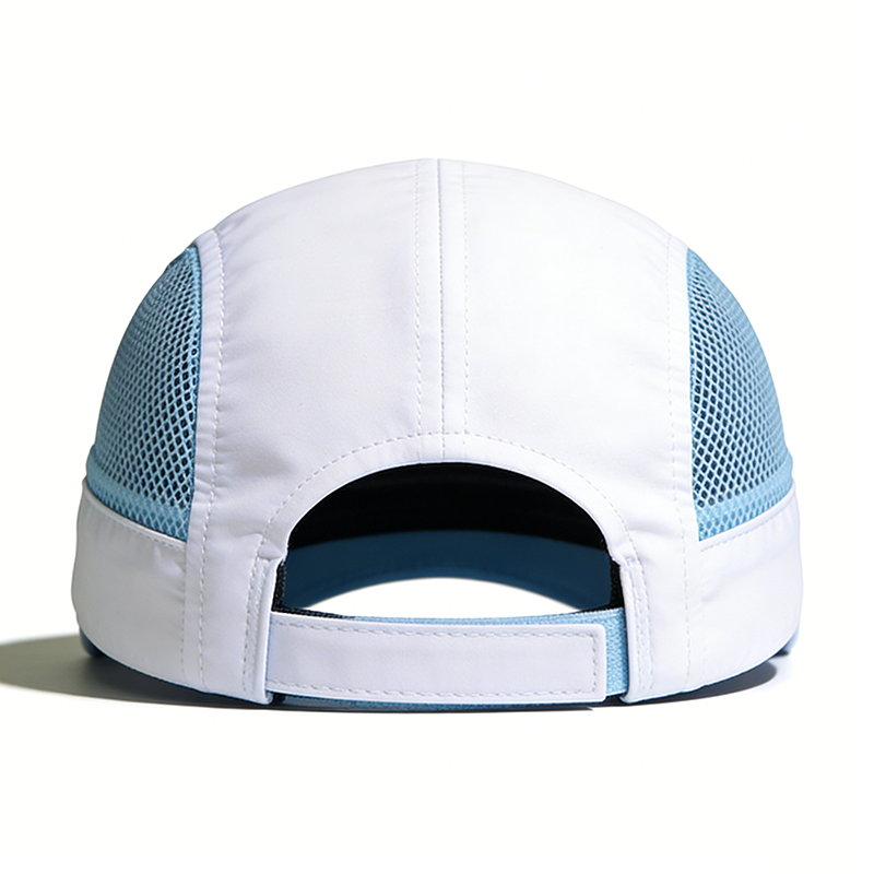 撞色网眼透气防晒遮阳运动跑步帽