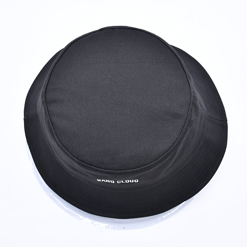 简约时尚百搭涤纶刺绣渔夫帽