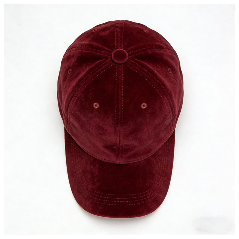 秋冬天鹅绒轻奢时尚保暖棒球帽