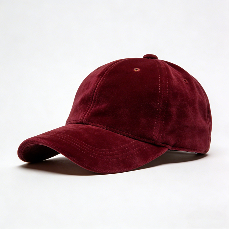 秋冬天鹅绒轻奢时尚保暖棒球帽