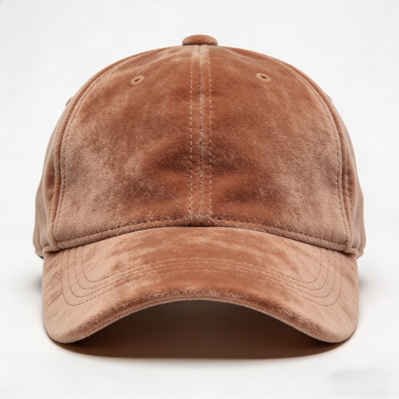 秋冬天鹅绒轻奢时尚保暖棒球帽