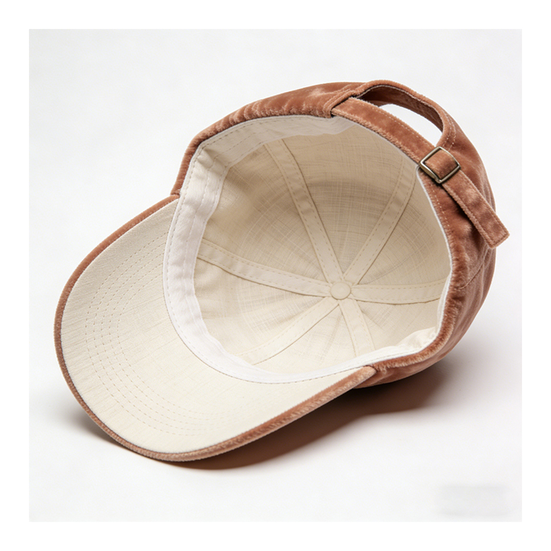 秋冬天鹅绒轻奢时尚保暖棒球帽