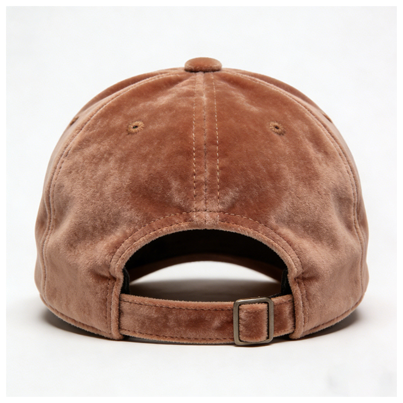 秋冬天鹅绒轻奢时尚保暖棒球帽