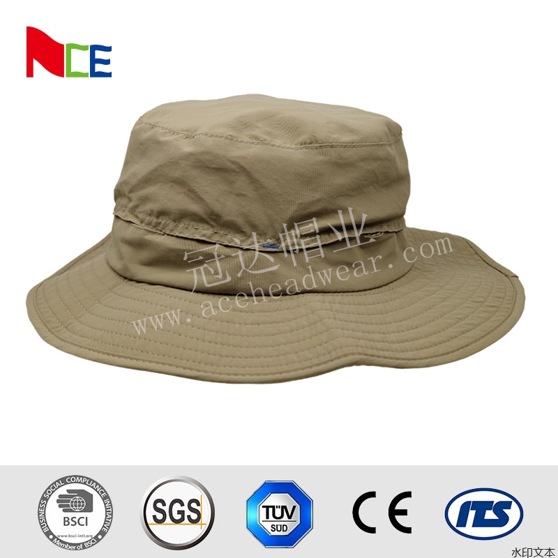 卡其色纯棉吸汗遮阳帽