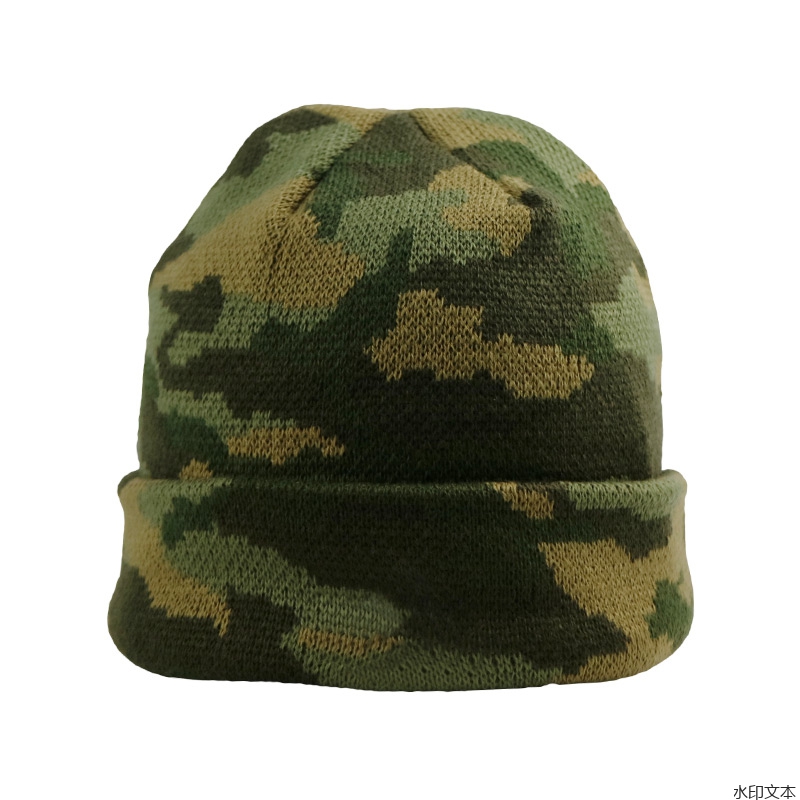 迷彩针织帽