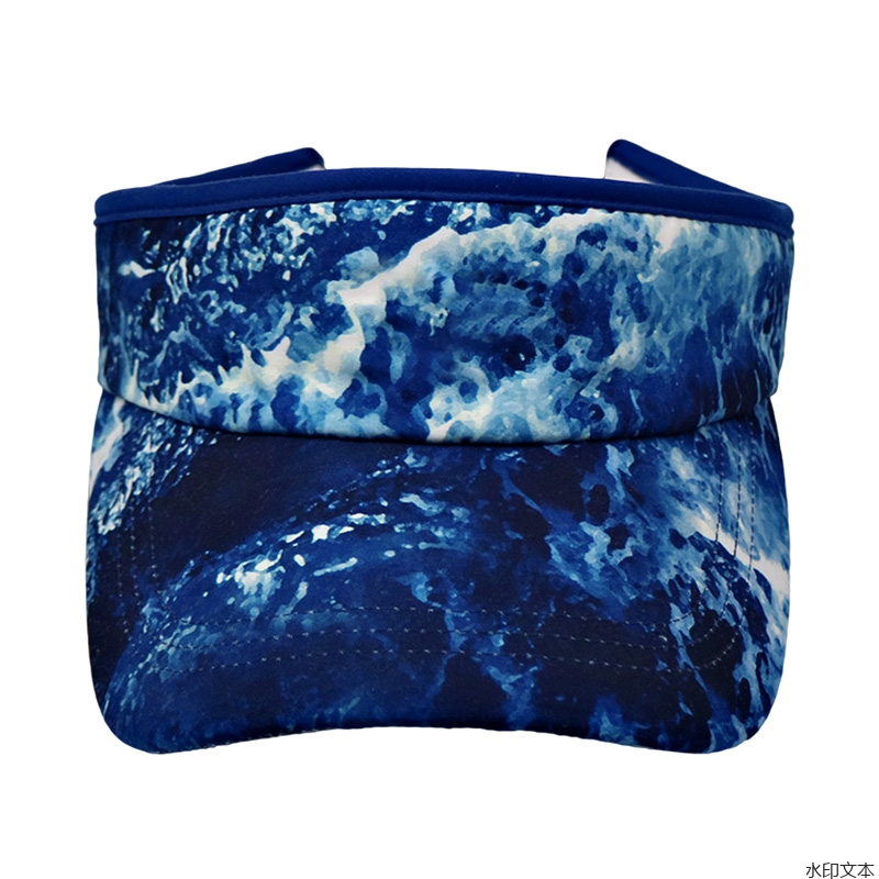 蓝色运动空顶帽