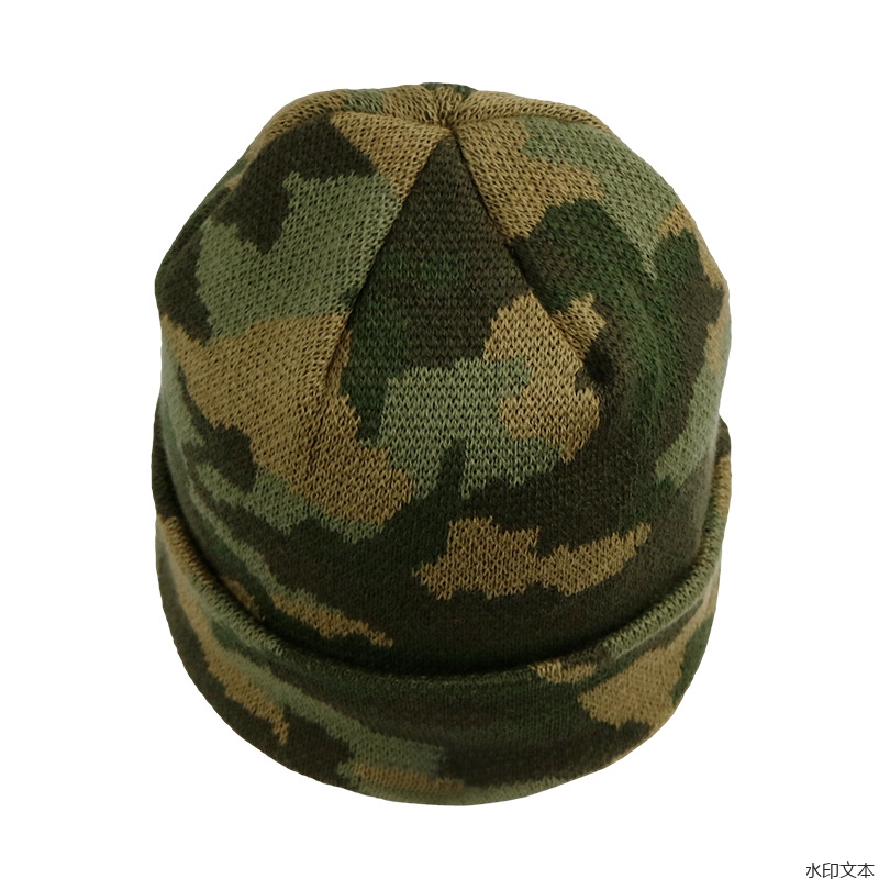 迷彩针织帽