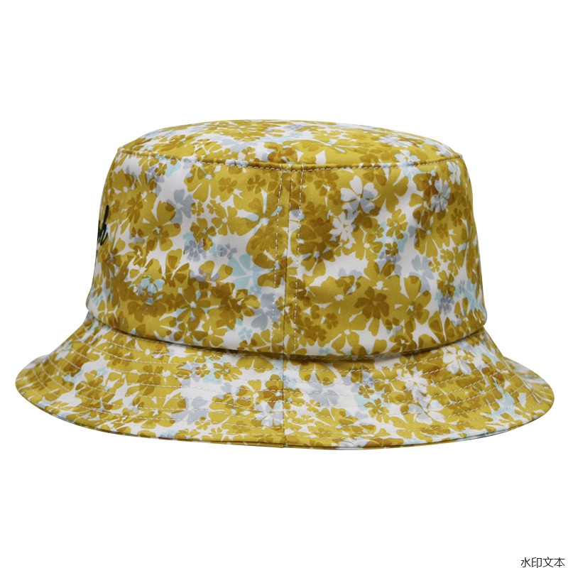 黄色碎花渔夫帽