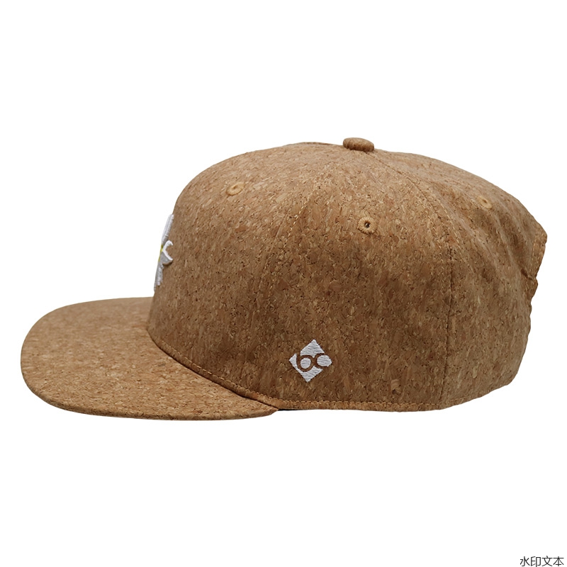 特殊软木压制面料平沿帽