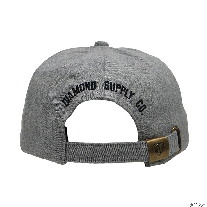 灰色纯棉鸭舌帽