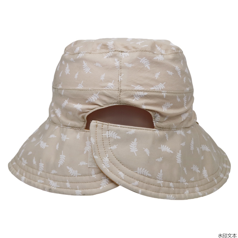 纯棉黄色户外遮阳帽