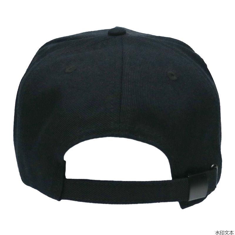 黑色混纺鸭舌帽