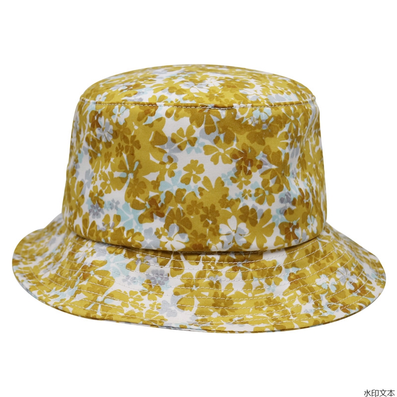黄色碎花渔夫帽