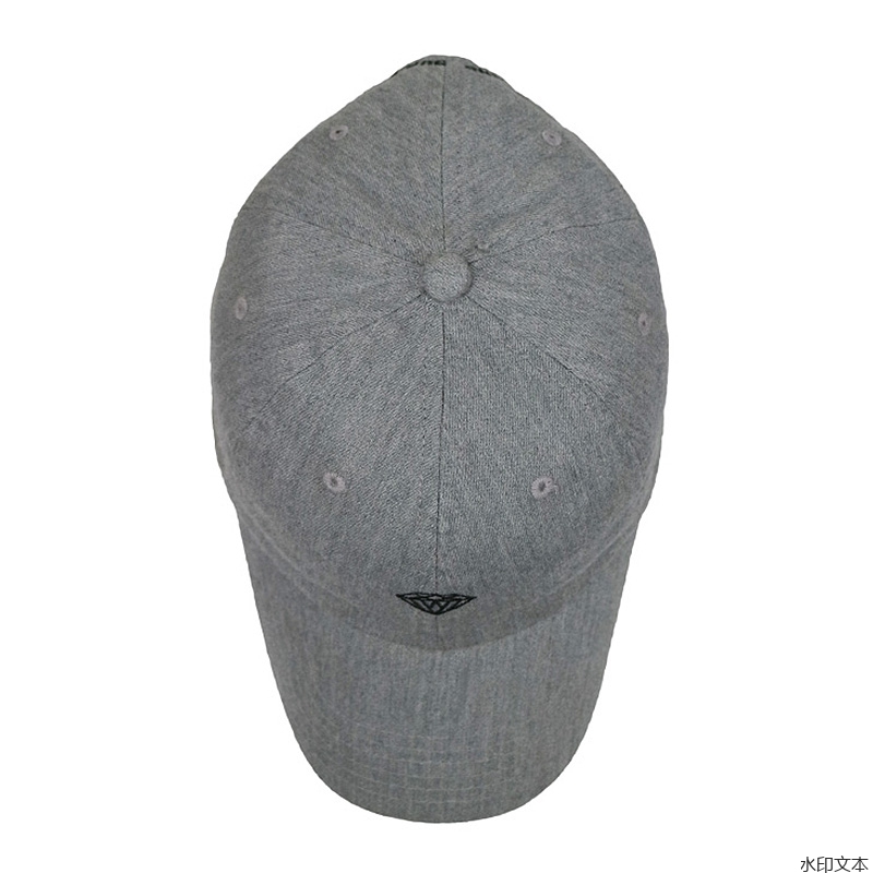 灰色纯棉鸭舌帽