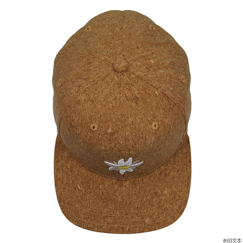 特殊软木压制面料平沿帽